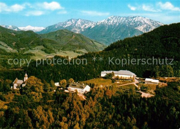 Maria Eck Gesamtansicht mit Alpenpanorama