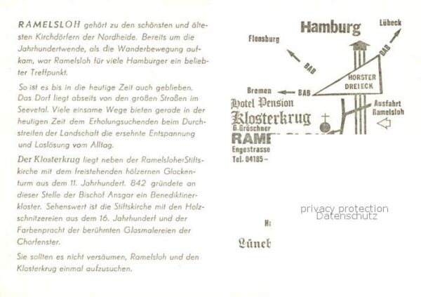 Ramelsloh Hotel Pension Kirche Landschaftspanoram – Bild 2