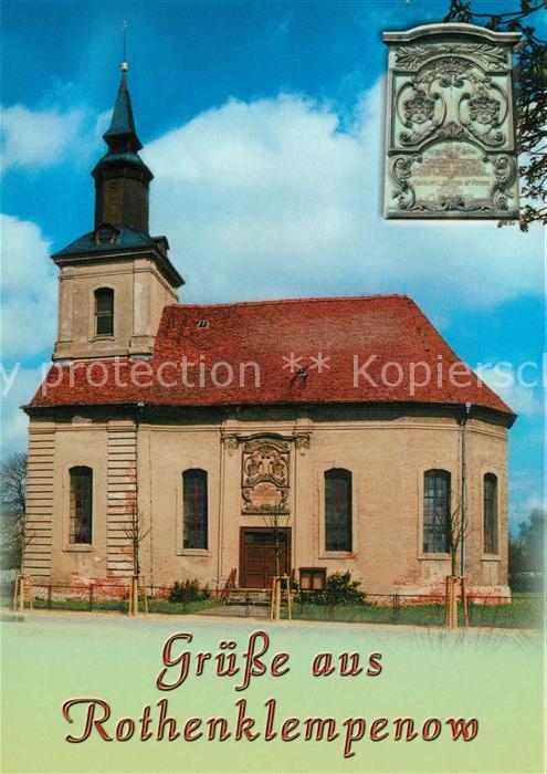 Rothenklempenow Barocke Gruftkirche 18. Jhdt. Familienw