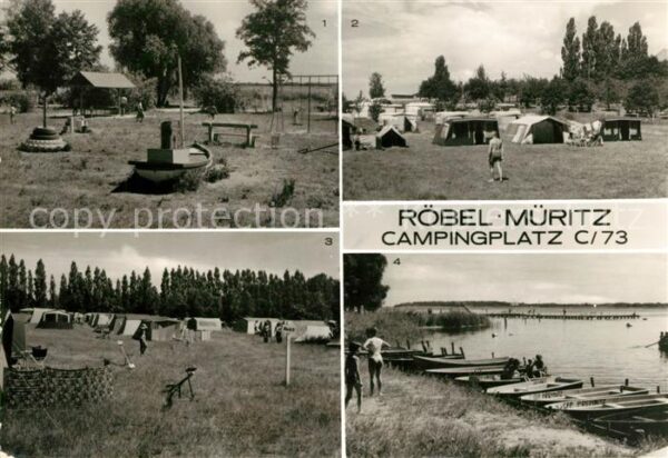Roebel Mueritz Kinderspielplatz Campingplatz Seebad Me