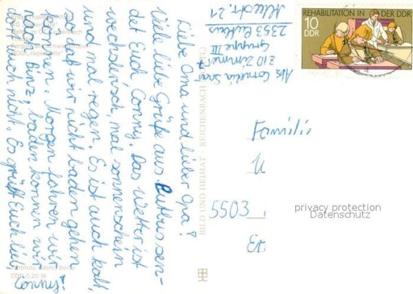 Putbus Ruegen Ernst Thälmann Platz Konsumgaststätte H – Bild 2