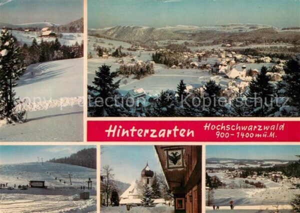 Hinterzarten Winterpanorama Kurort im Schwarzwald