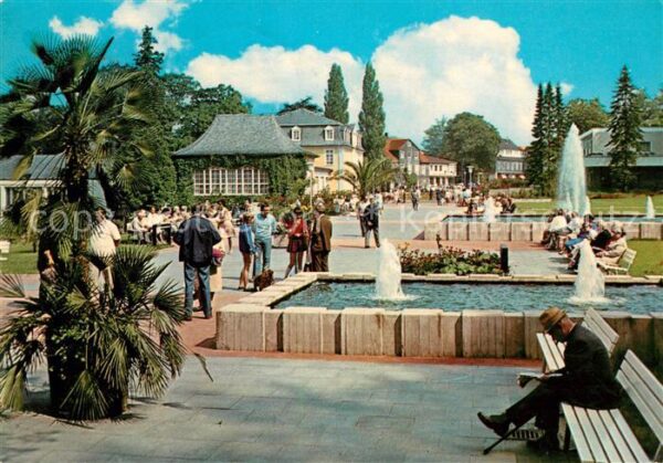 Bad Nenndorf Partie im Kurpark Wasserspiele