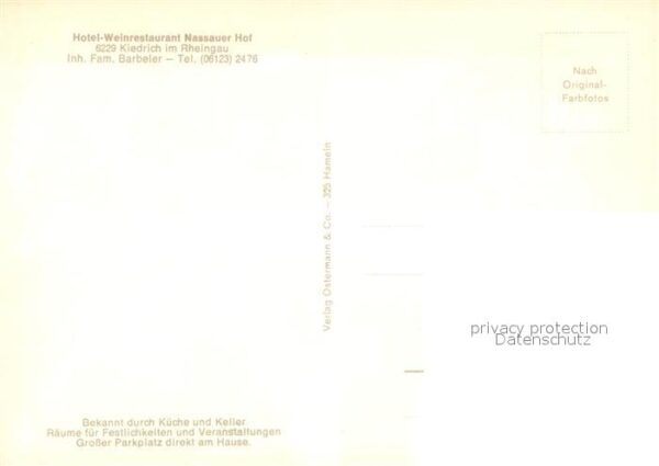 Kiedrich Hotel Weinrestaurant Nassauer Hof – Bild 2