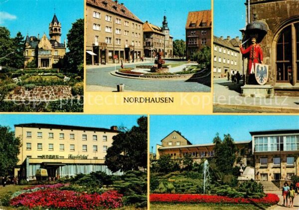 Nordhausen Thueringen Meyenburgmuseum Lutherplatz Roland HO H