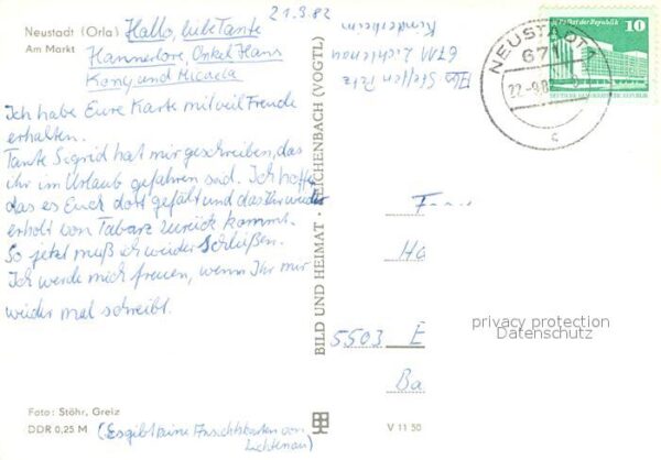 Neustadt Orla Am Markt Sparkasse Bushaltestelle – Bild 2