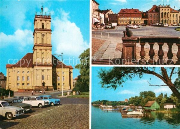 Neustrelitz Marktplatz Rathaus Zierker See
