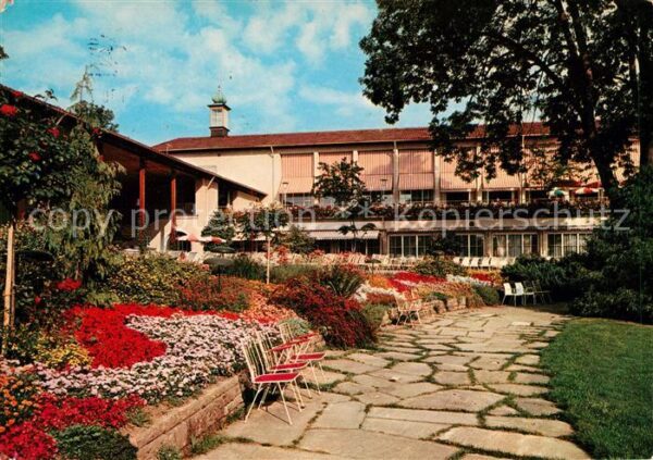 Freudenstadt Kurhaus Garten Kurort im Schwarzwald