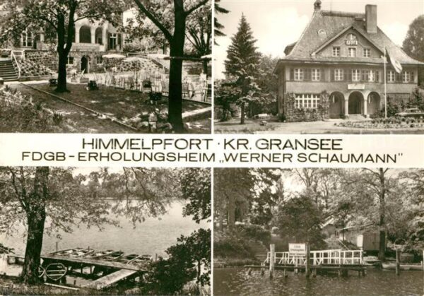 Himmelpfort FDGB Erholungsheim Werner Schaumann See