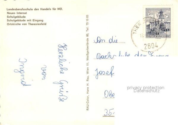 Theresienfeld Landesberufsschule der Kammer der Gewer – Bild 2