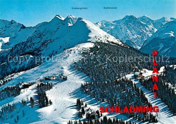 Schladming Obersteiermark Schladminger Planai Skigebiet Alpenpano