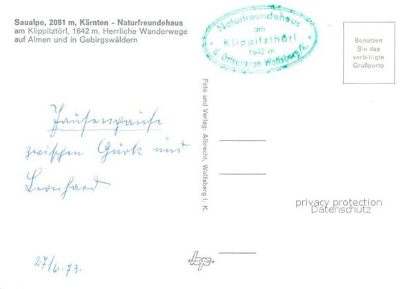 Kaernten Saualpe Naturfreundehaus – Bild 2