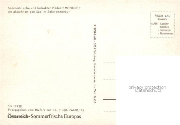 Mondsee Salzkammergut Fliegeraufnahme – Bild 2