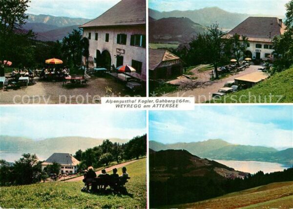 Weyregg Attersee Alpengasthof Kogler
