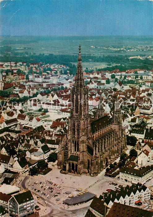 Ulm Donau Münster Fliegeraufnahme