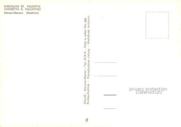 Meran Merano Kirchlein San Valentino – Bild 2