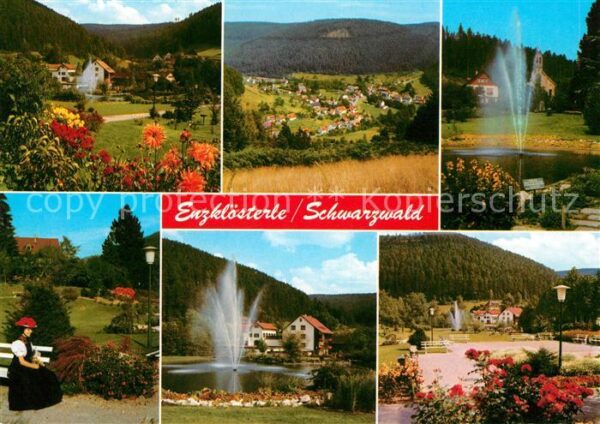 Enzkloesterle Panorama Park Schwarzwaldmädel