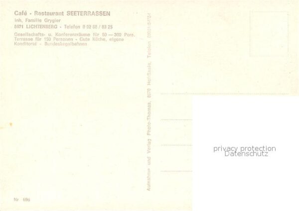 Lichtenberg Oberfranken Restaurant Seeterrassen Schwimmbad – Bild 2