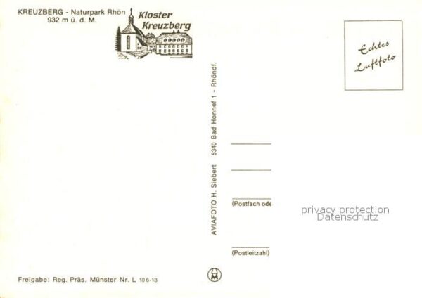 Kreuzberg Rhoen Kloster Fliegeraufnahme – Bild 2