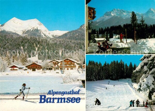 Kruen Alpengasthof Barmsee Winteraufnahme