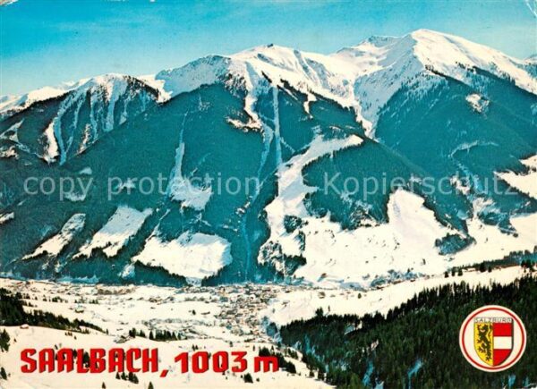 Saalbach-Hinterglemm Fliegeraufnahme