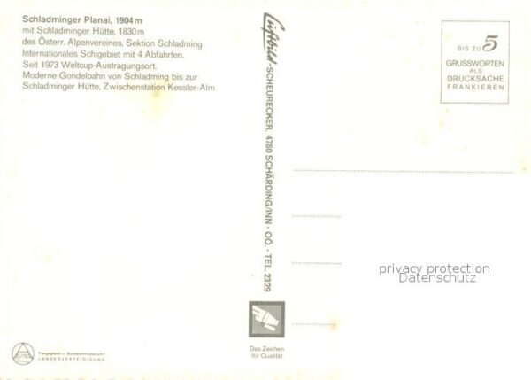 Schladmingerhuette Schladminger Planai Fliegeraufnahme – Bild 2