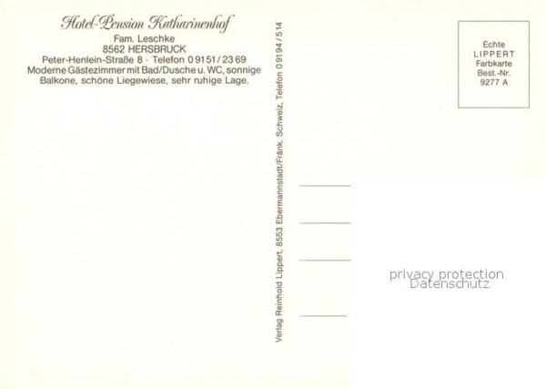 Hersbruck Hotel-Pension Katharinenhof – Bild 2