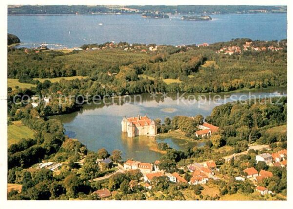 Gluecksburg Ostseebad Schloss Glücksburg Fliegeraufnahme