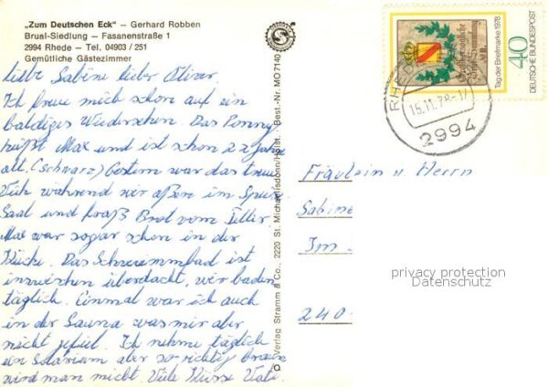 Rhede Ems Gasthaus Zum Deutschen Eck – Bild 2