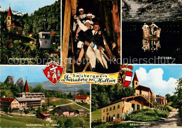 Duerrnberg Hallein Seilbahn Salzsee Kuranstalt Bergeinfahr