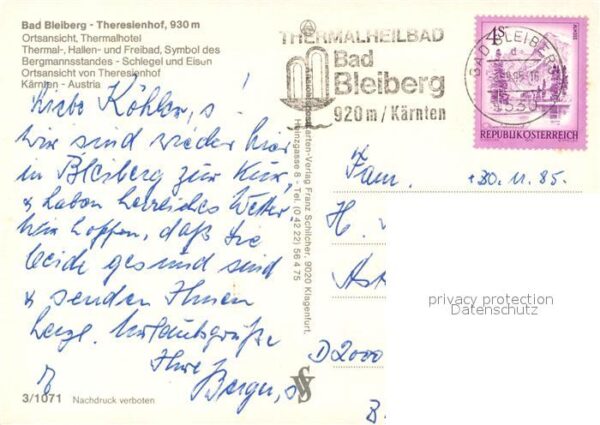 Bad Bleiberg Theresienhof – Bild 2