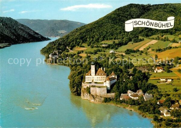 Schoenbuehel-Aggsbach Fliegeraufnahme Schloss Schönbühel