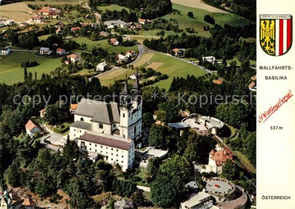 Poestlingberg Wallfahrtsbasilika Fliegeraufnahme