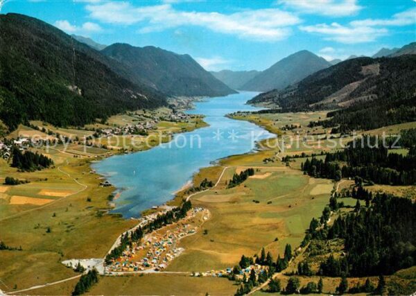 Weissensee Kaernten Weissensee Camping Müller Fliegeraufnah