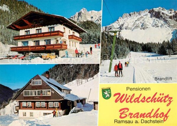 Ramsau Dachstein Steiermark Pension Wildschütz Pension Brandhof