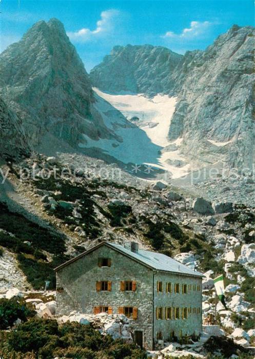 Blaueishuette Berchtesgaden Blaueisspitze Hochkalter Balueisgletsch