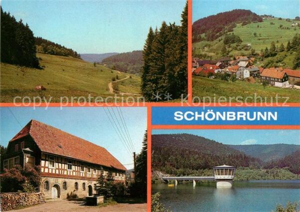 Schoenbrunn Schleusegrund Heidelbachtal Oberförsterei Talsperre