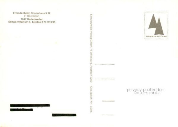 Badenweiler Fremdenheim Rosenhaus – Bild 2
