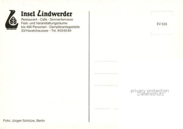 Berlin Insel Lindwerder – Bild 2