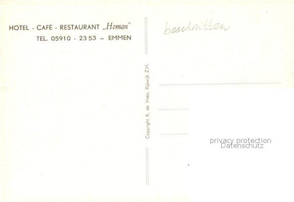 Emmen Netherlands Hotel Homan – Bild 2