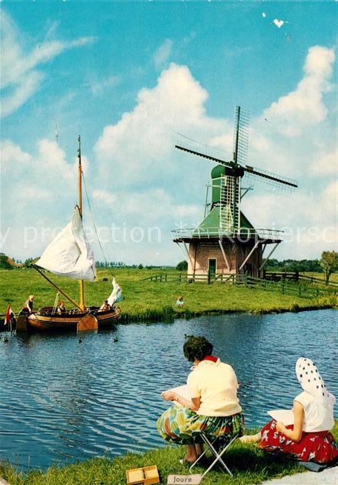 Friesland Niederlande Wipwatermolen