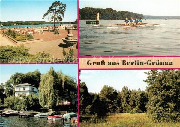 Gruenau Berlin Regattastrecke Anlegestelle Weissen Flo