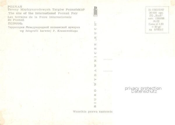 Poznan Posen Tereny Miedzynarodowych Targow Poznansk – Bild 2