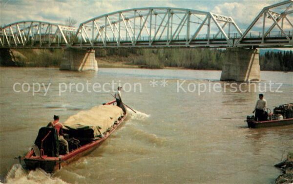 Bruecken Bridges Ponts River Boat River Highway Canada