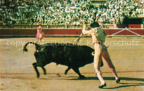 Stierkampf Corrida de Toros Par de Banderillas