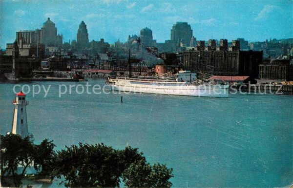 Schiffe Ships Navires Montreal Canadian Pacific Ocean Liner