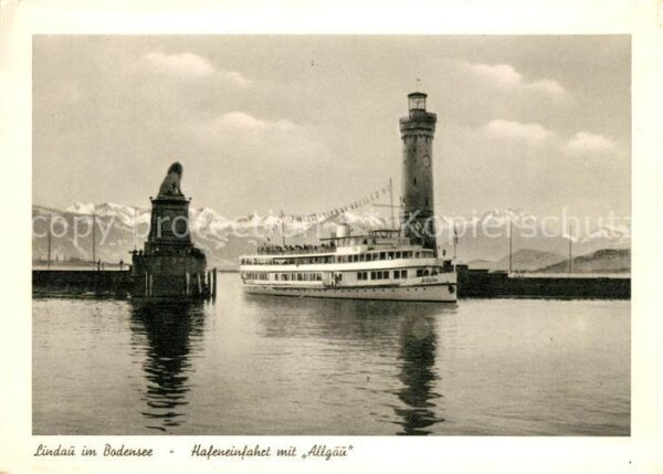 Motorschiffe Allgäu Lindau Bodensee
