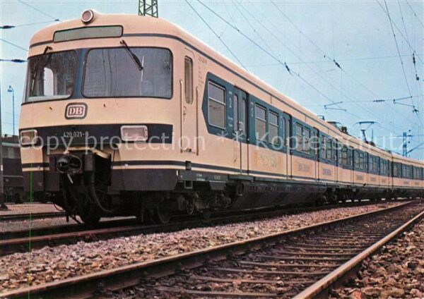 Eisenbahn Elektrischer Triebzug 420 021-8 Deutsch