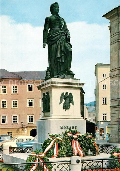 Mozart Wolfgang Amadeus Denkmal Salzburg