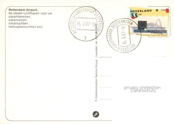 Flughafen Airport Aeroporto Rotterdam – Bild 2